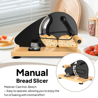 Perfect-Slice Manual Bread Slicer