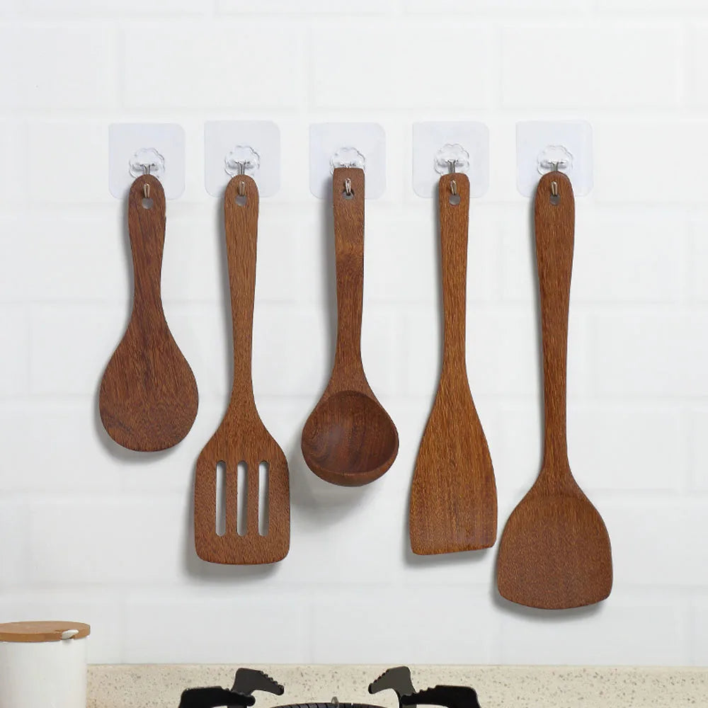 Natural Wooden Cooking Spoons & Spatulas