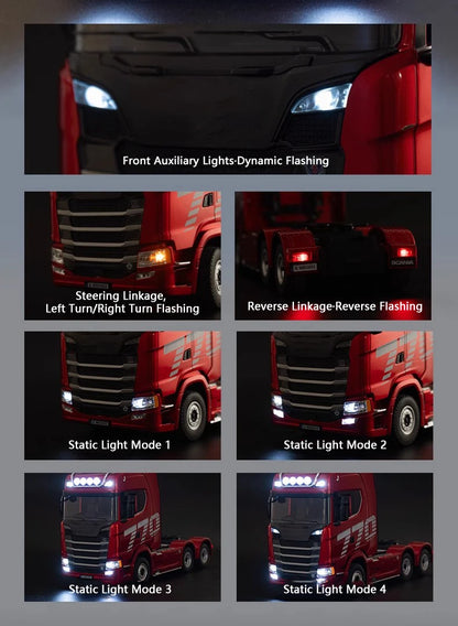 Realistic Lights & Sounds RC Engineering Truck