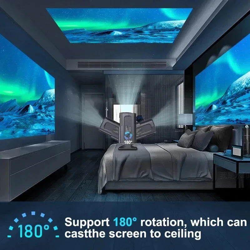 1080P Android Projector WiFi Bluetooth
