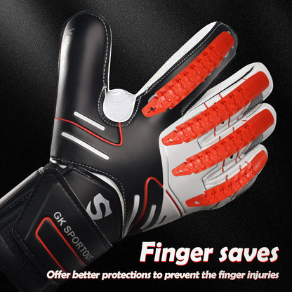 Finger-Protected Professional Goalkeeper Gloves