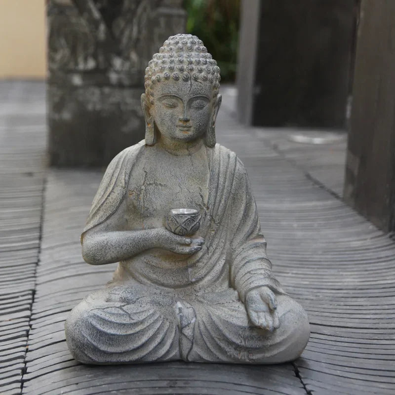 Solar LED Buddha Garden Statue