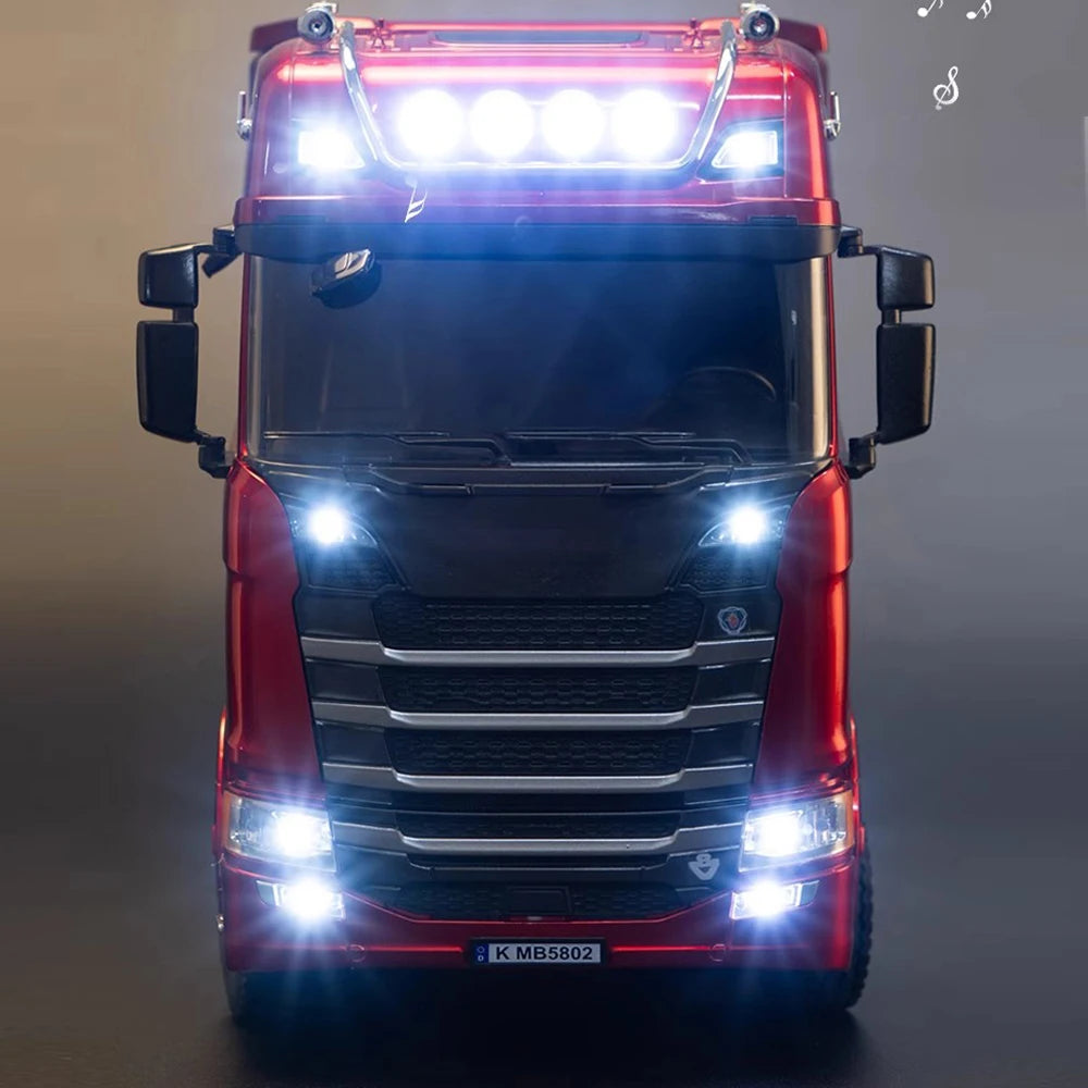 Realistic Lights & Sounds RC Engineering Truck
