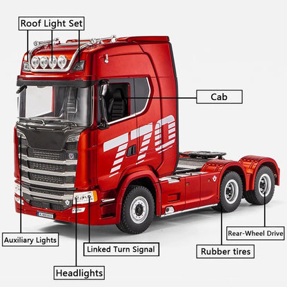 Realistic Lights & Sounds RC Engineering Truck