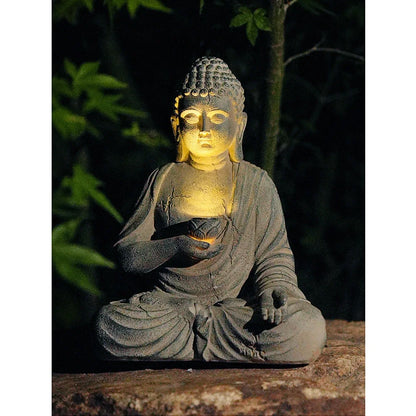 Solar LED Buddha Garden Statue