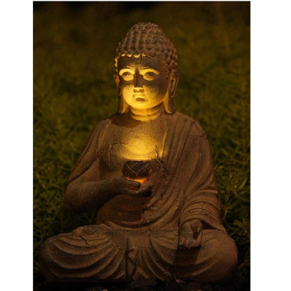 Solar LED Buddha Garden Statue