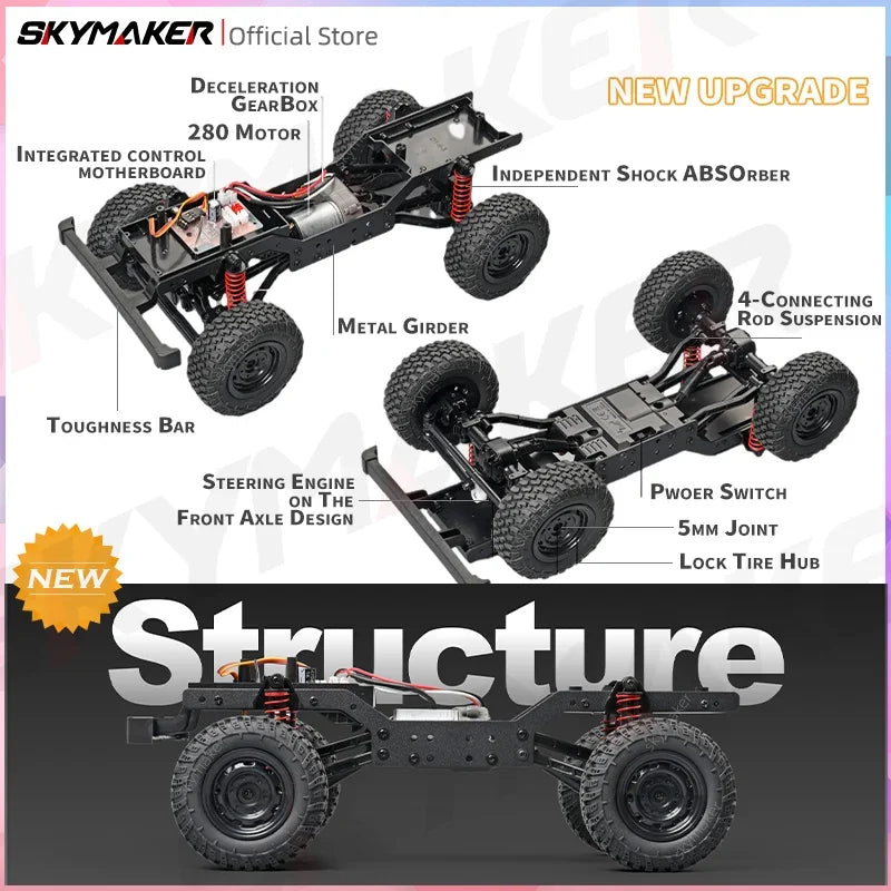 1/12 RC Rock Crawler Truck