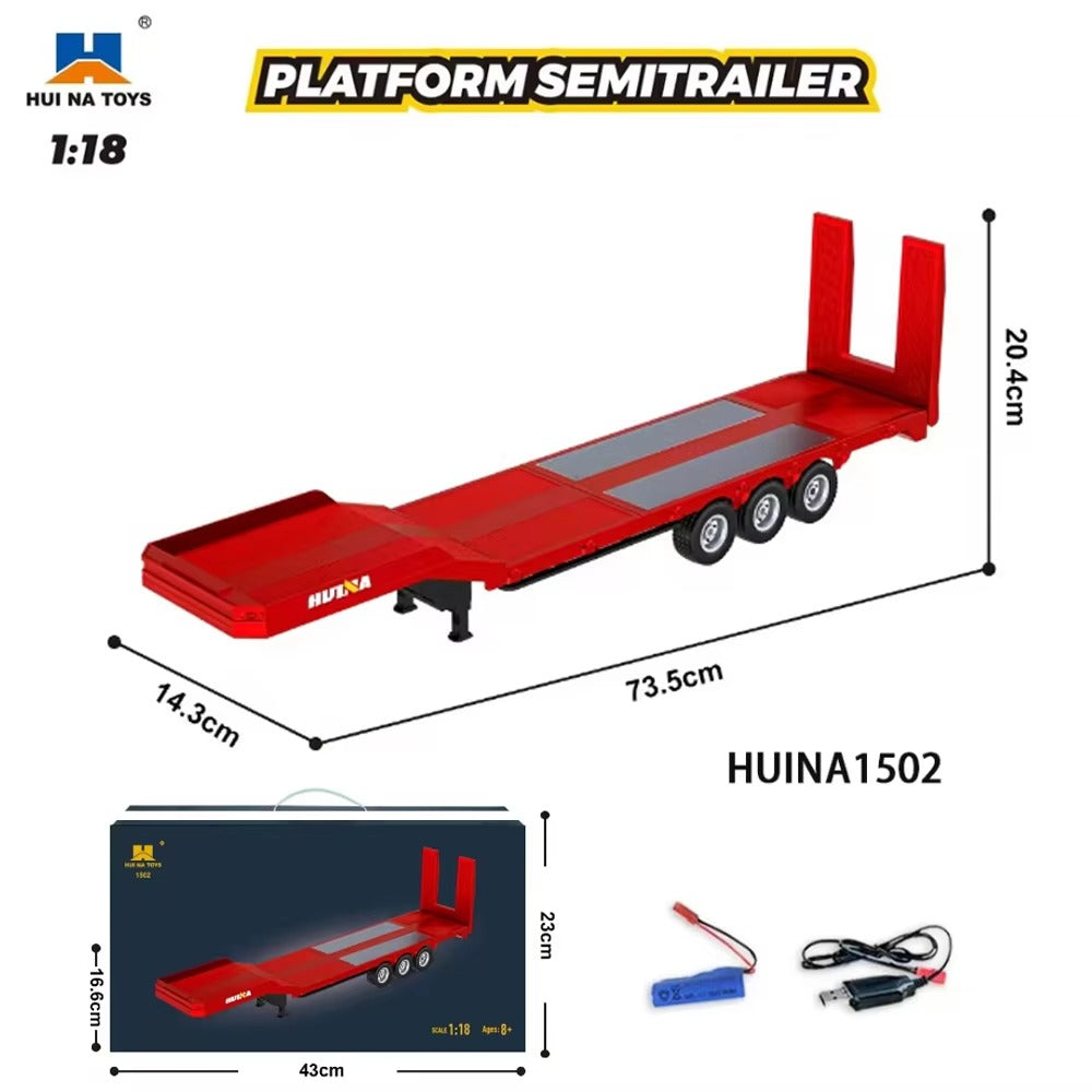 Realistic Lights & Sounds RC Engineering Truck