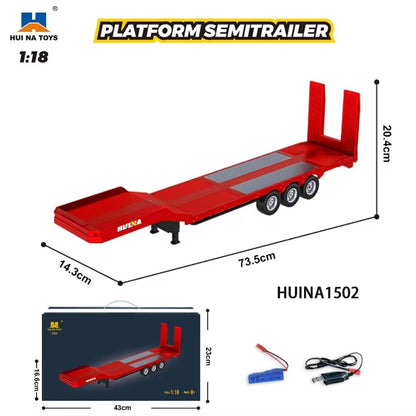 Realistic Lights & Sounds RC Engineering Truck