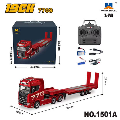 Realistic Lights & Sounds RC Engineering Truck