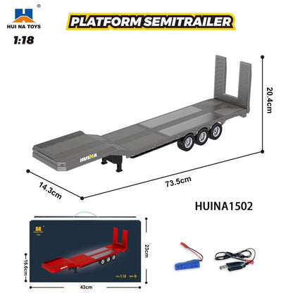 Realistic Lights & Sounds RC Engineering Truck
