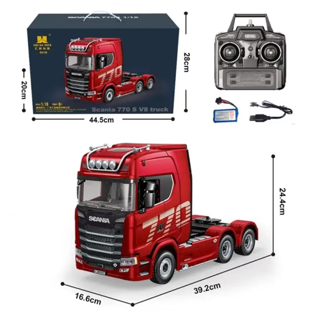 Realistic Lights & Sounds RC Engineering Truck