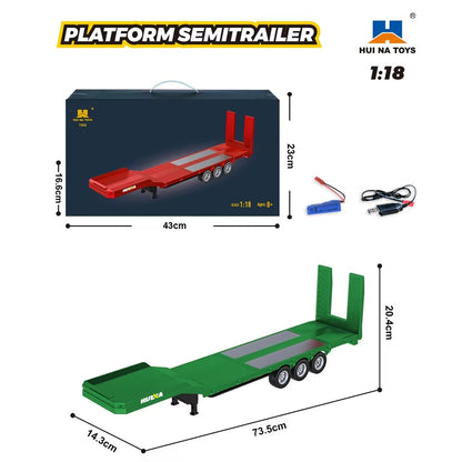 Realistic Lights & Sounds RC Engineering Truck